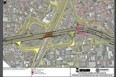 Obras nos viadutos do Anel Rodoviário